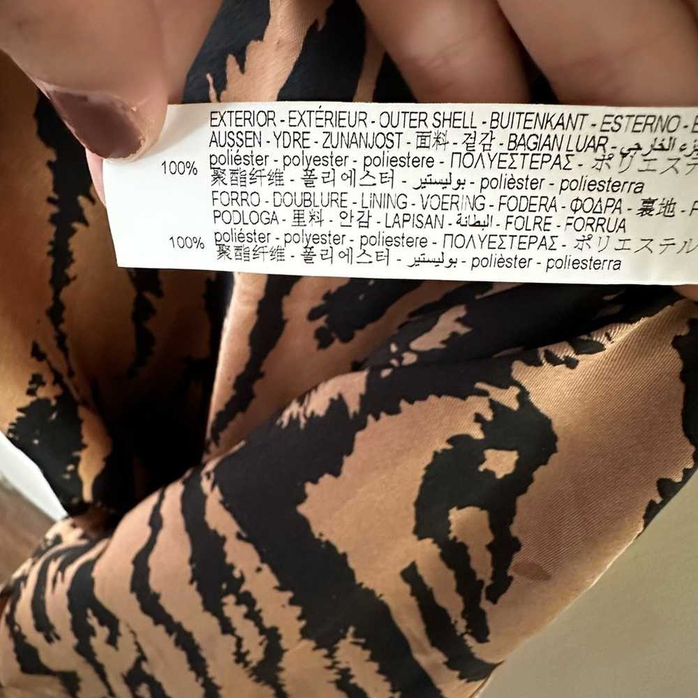 ZARA Tiger Print Midi Slip Dress - image 4