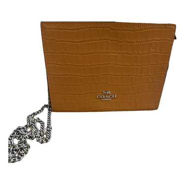 Coach Smooth Crossbody leather clutch bag