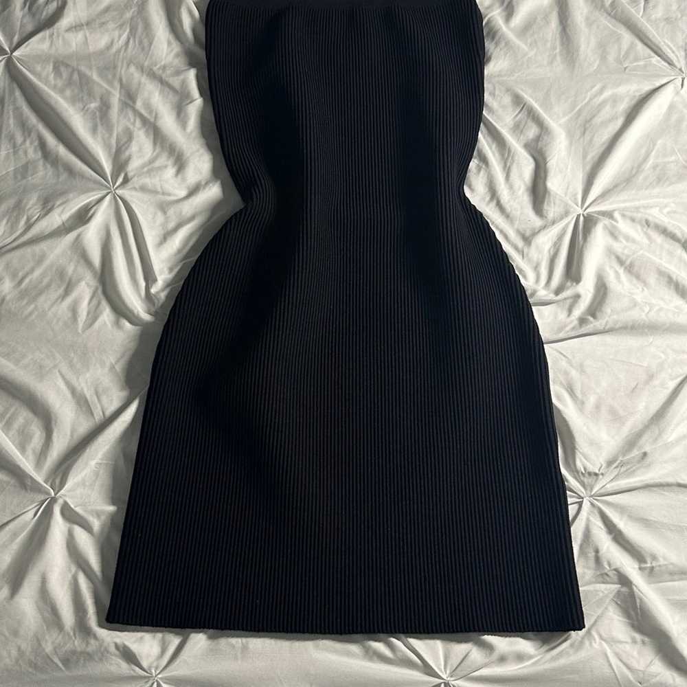 Babaton Black Sculpt Knit Tube Dress from Aritzia - image 3