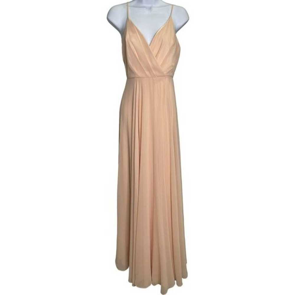 Lulus All About Love Blush Pink Maxi Dress Size S… - image 3