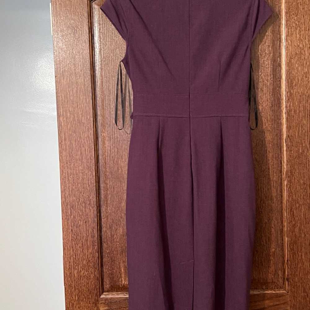 Calvin Klein purple aubergine dress with belt - image 6