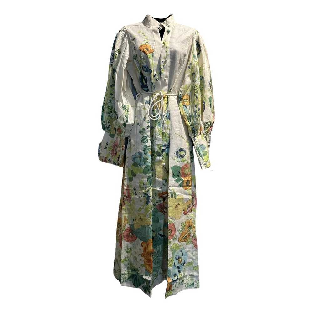 Alémais Linen mid-length dress - image 1