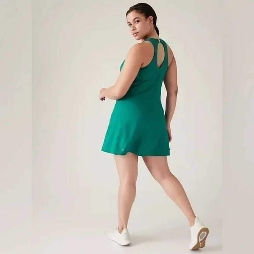 ATHLETA Ultimate Ease Dress S Small | Emerald Gre… - image 3