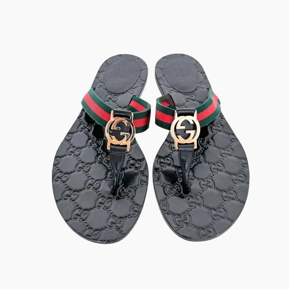 Gucci Leather sandal - image 2