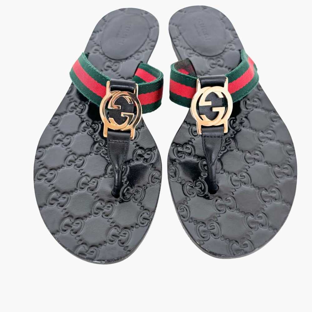 Gucci Leather sandal - image 3