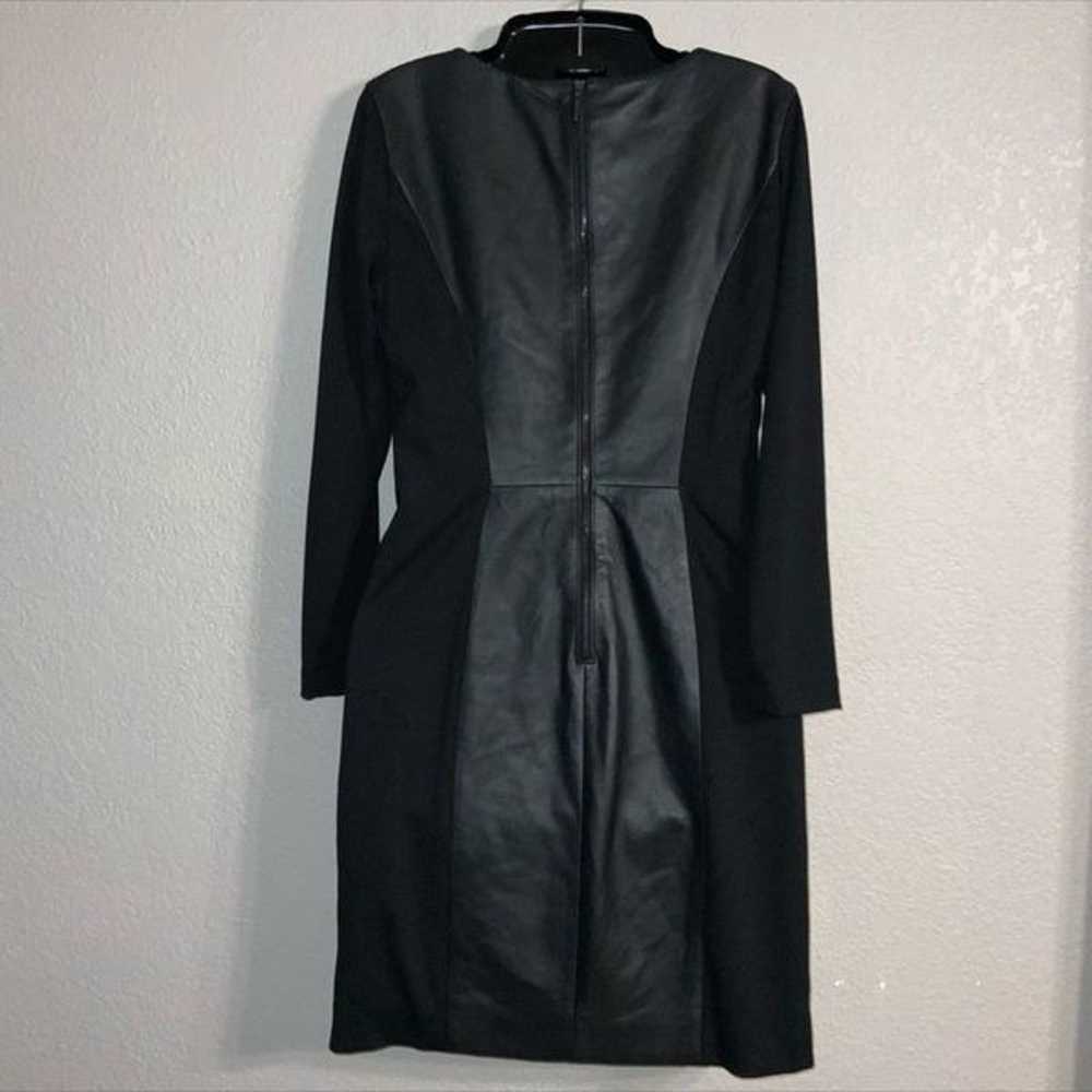 VAKKO black leather dress size 4 - image 7