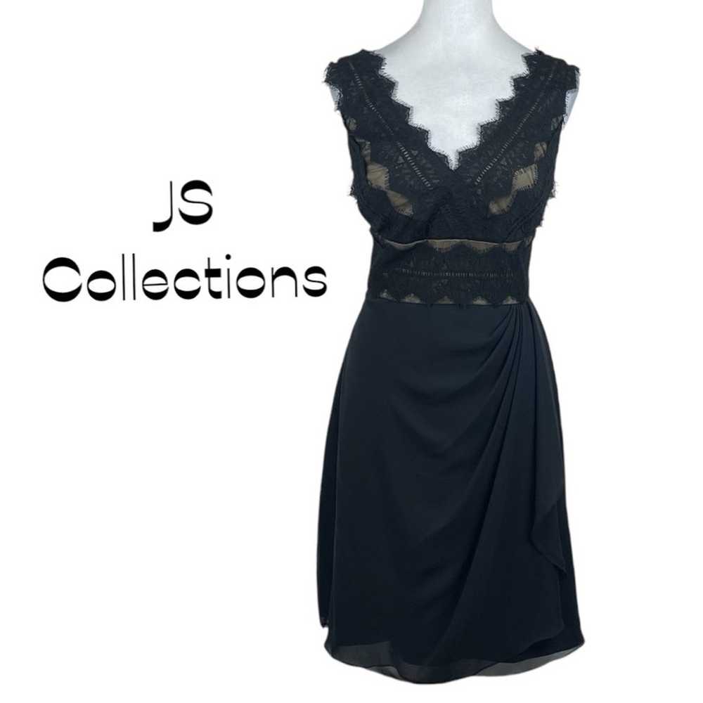 JS Collections Sheer Black Lace Date Night Party … - image 1