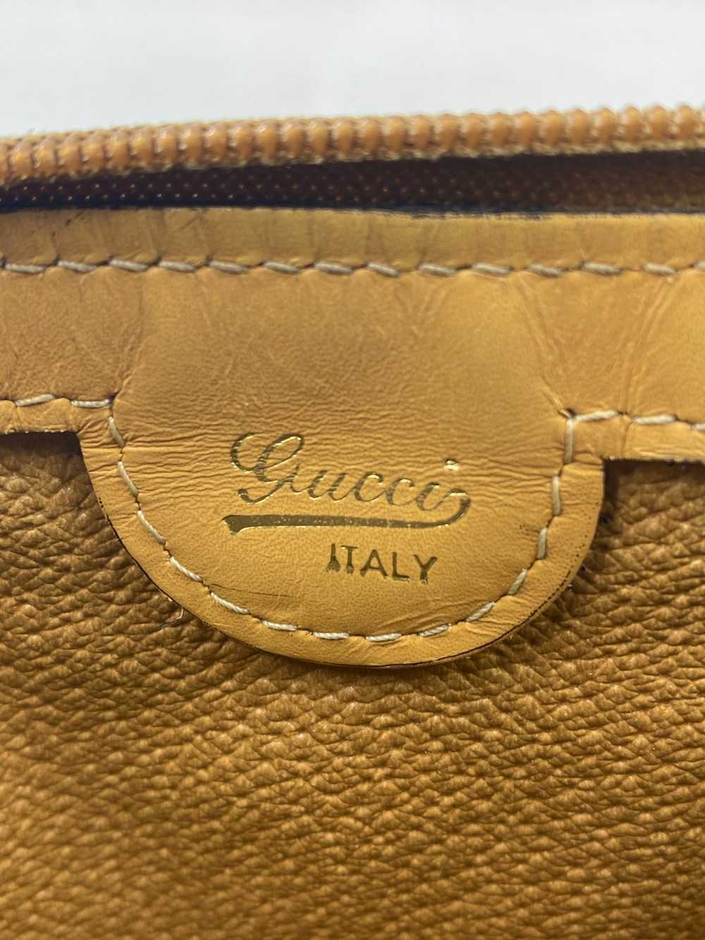 Authentic Gucci Vintage Micro GG Boston Beige Lea… - image 4