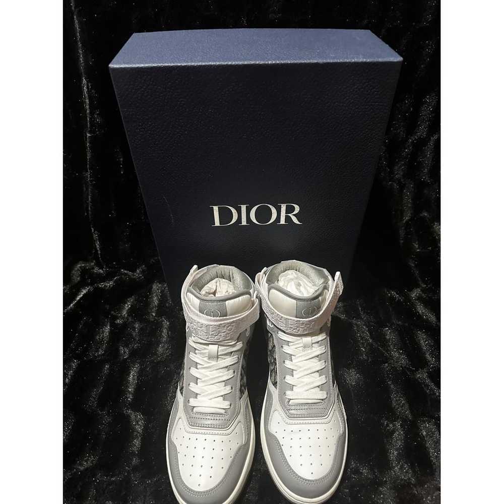 Dior Homme Leather high trainers - image 3