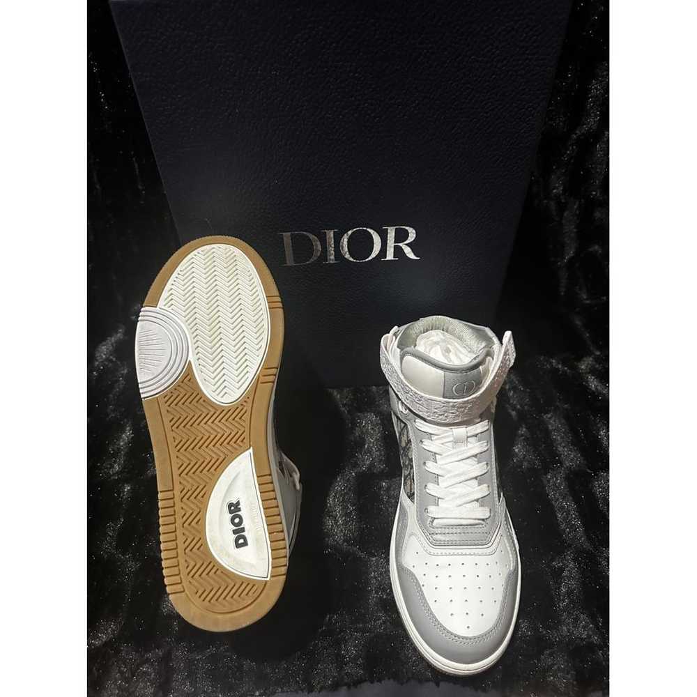 Dior Homme Leather high trainers - image 4