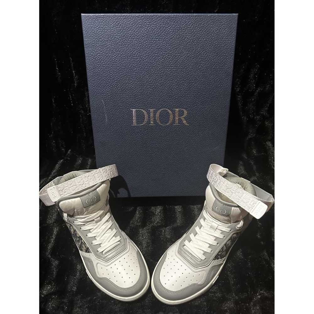 Dior Homme Leather high trainers - image 6