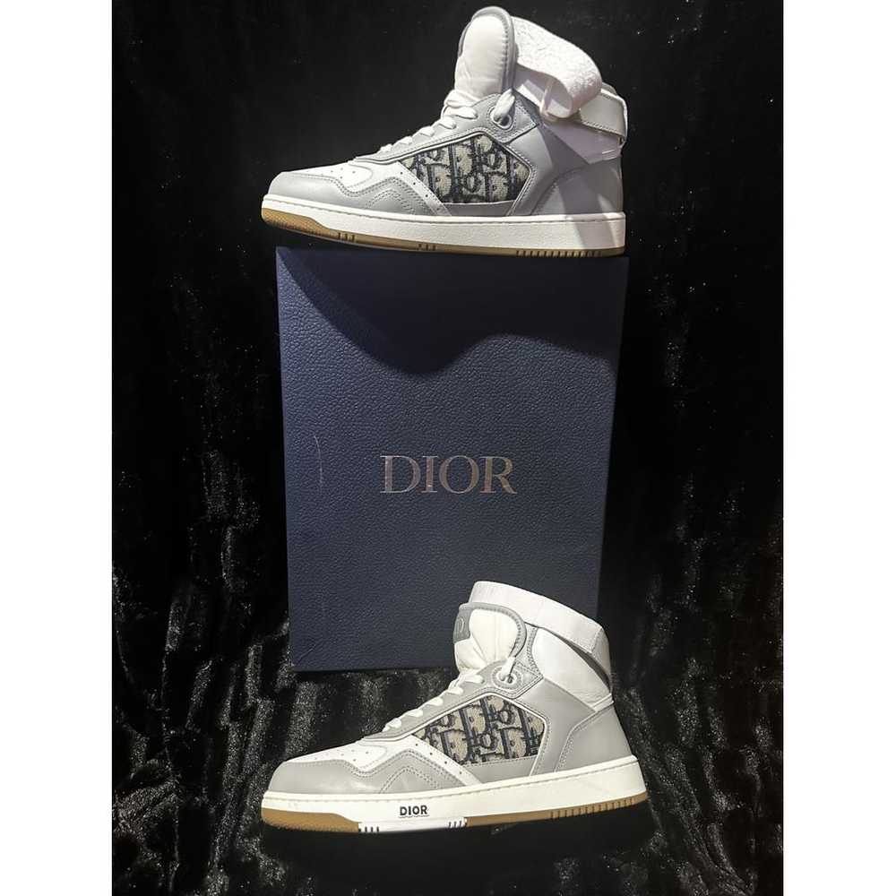 Dior Homme Leather high trainers - image 8