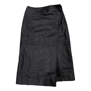 Balenciaga Leather mid-length skirt - image 1