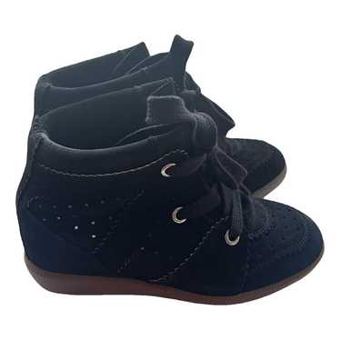 Isabel Marant Bobby velvet trainers - image 1