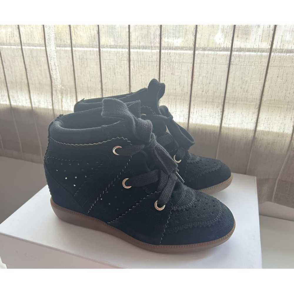 Isabel Marant Bobby velvet trainers - image 5