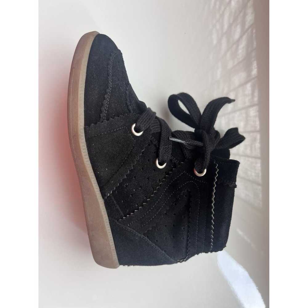 Isabel Marant Bobby velvet trainers - image 6