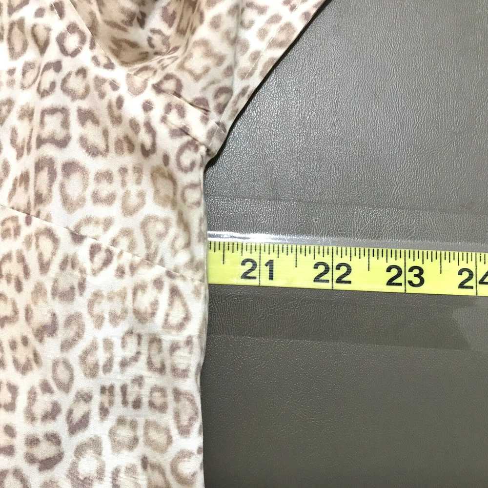 Vintage Chico's Blouse Size 1 Cotton Animal Print… - image 3