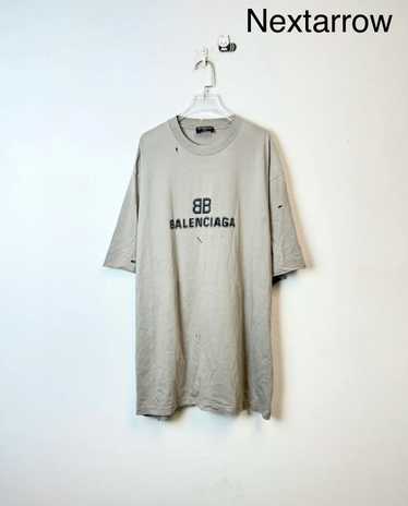 Balenciaga t-shirt bb logo - Gem