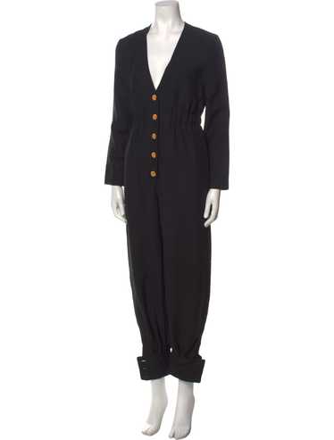 オールインワン・サロペット Gucci Black Stretch Wool Jumpsuit Wool jumpsuit Gucci Black size 42 IT in Wool - 54668856