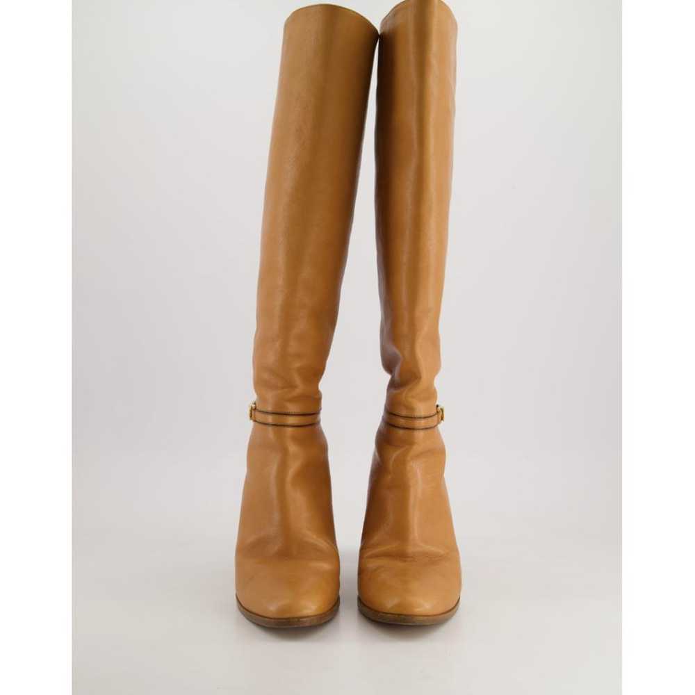 Celine Claude leather riding boots - image 4