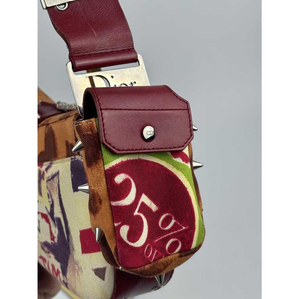 Dior Lady Dior cloth handbag - image 8