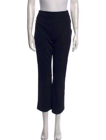 Max Mara Straight Leg Pants Black Mid-Rise - image 1