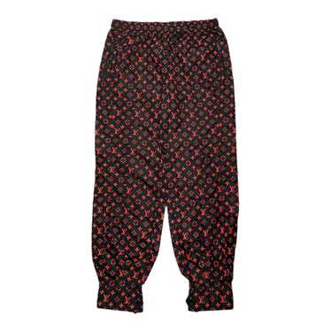 Louis Vuitton Monogram Technical Track Pants Black