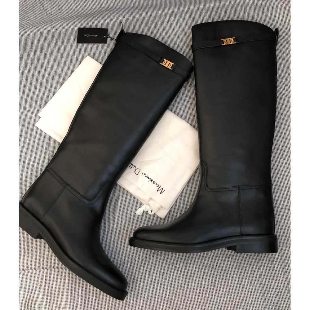 Massimo Dutti Leather riding boots - image 2