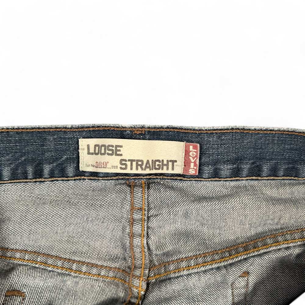 Levi's Levis Jeans Mens 38x29 Blue Loose Straight… - image 6