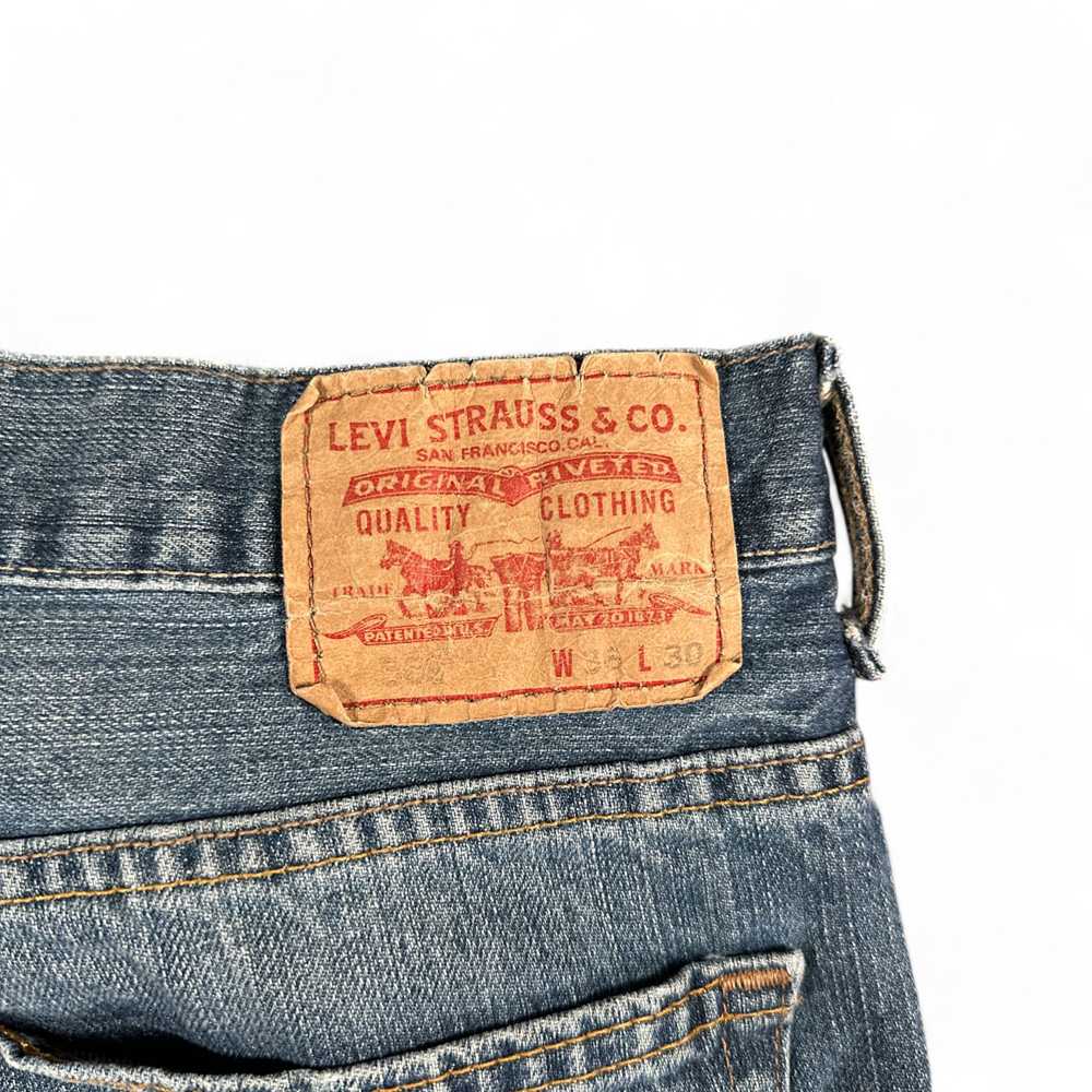 Levi's Levis Jeans Mens 38x29 Blue Loose Straight… - image 7