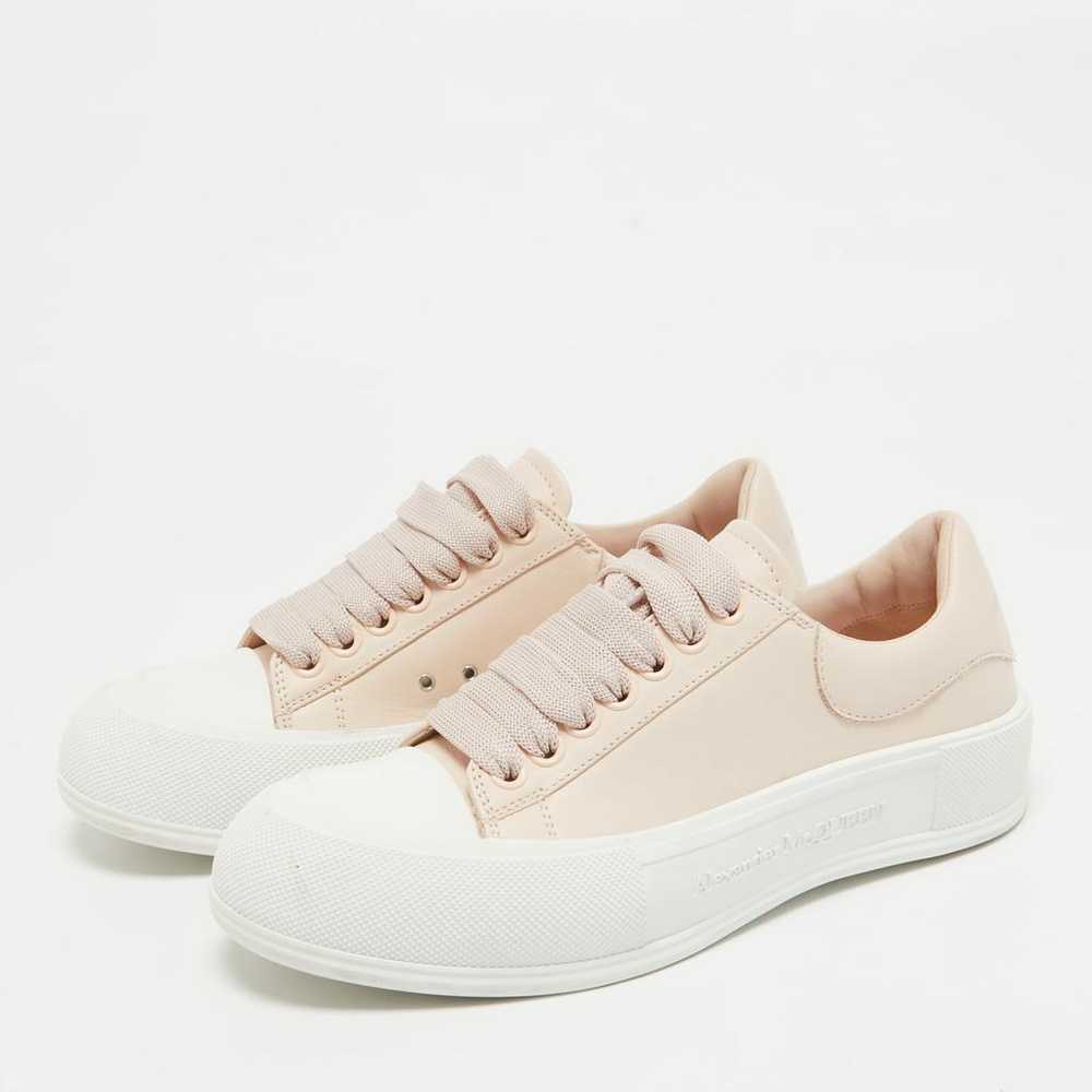 Alexander McQueen Leather trainers - image 2