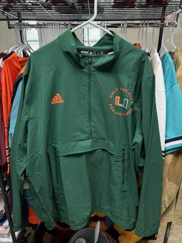 Adidas Adidas NCAA Miami Hurricanes Pullover Windb