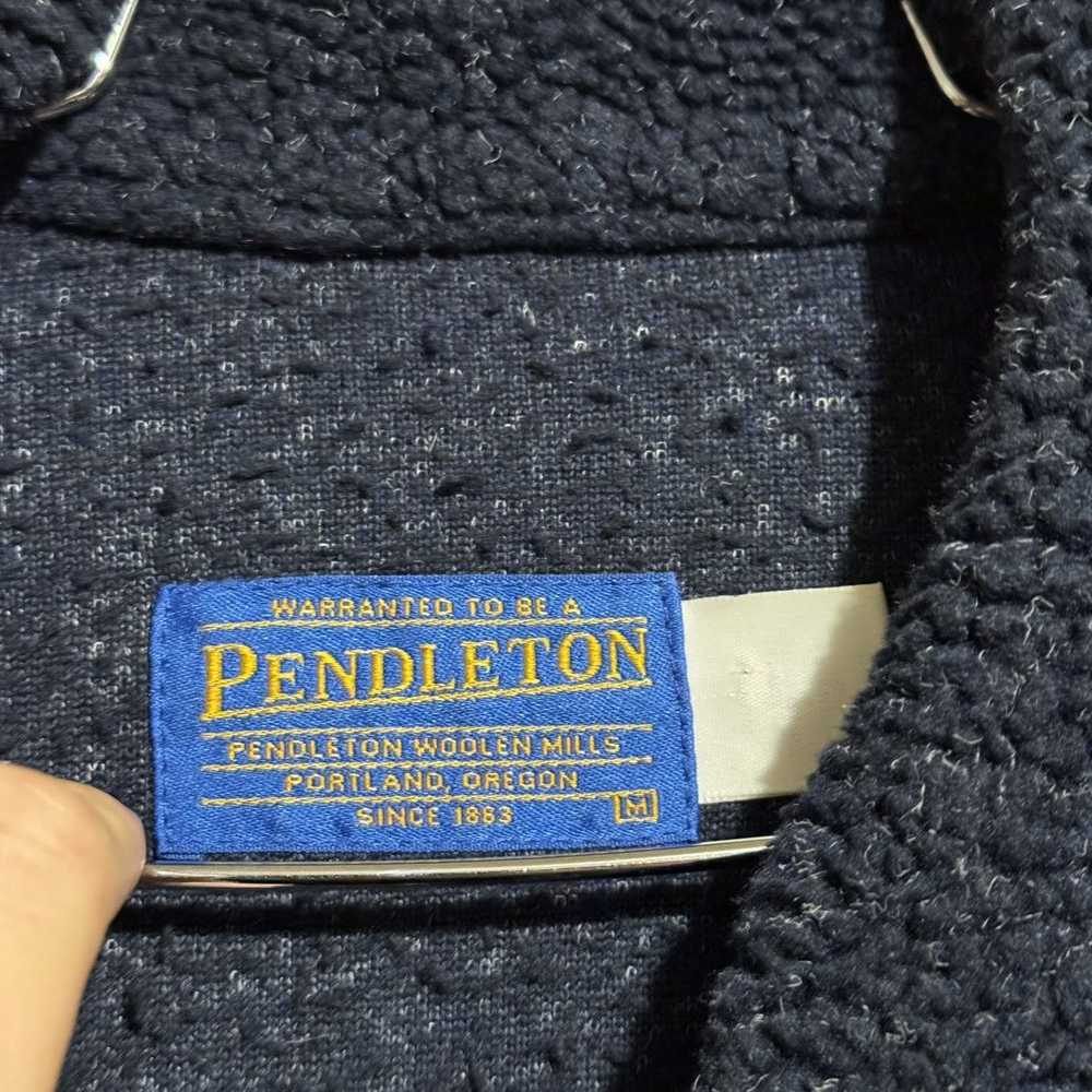 Pendleton × Vintage Pendleton Sherpa Fleece Vinta… - image 3