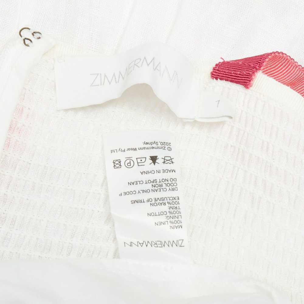 Zimmermann ZIMMERMANN Lulu white pink multicolor … - image 8