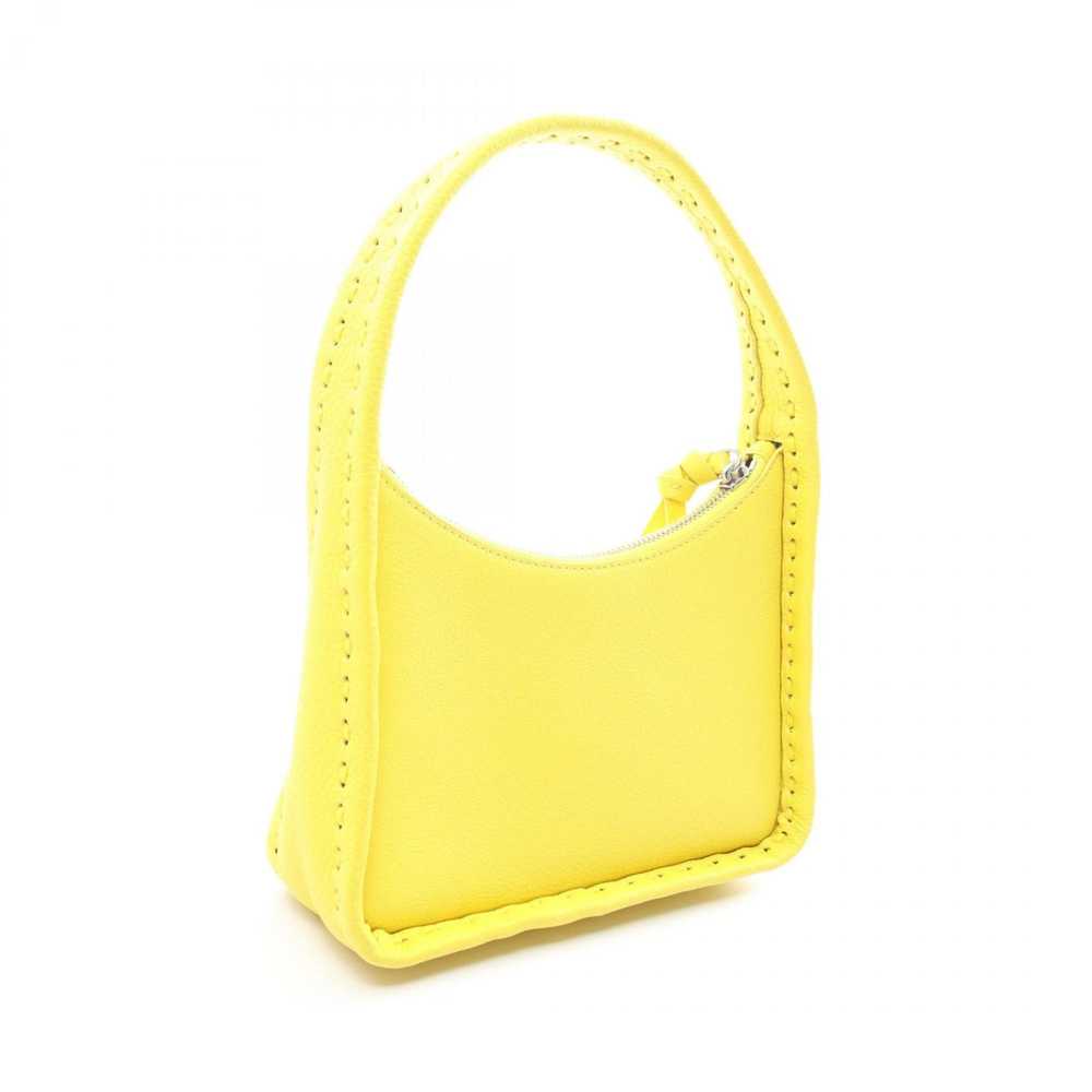 Fendi Yellow Leather Handbag (Pre-Owned) - image 3