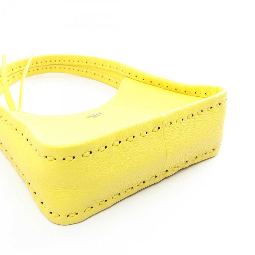 Fendi Yellow Leather Handbag (Pre-Owned) - image 6