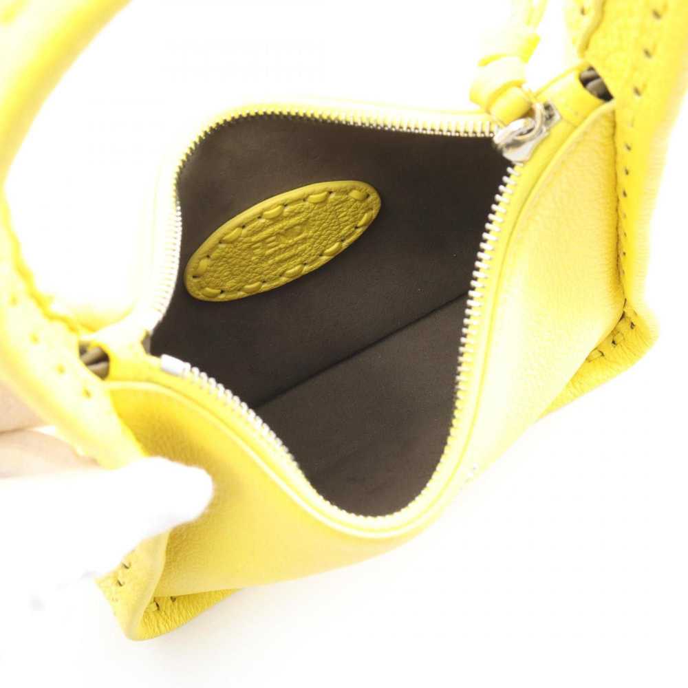 Fendi Yellow Leather Handbag (Pre-Owned) - image 7