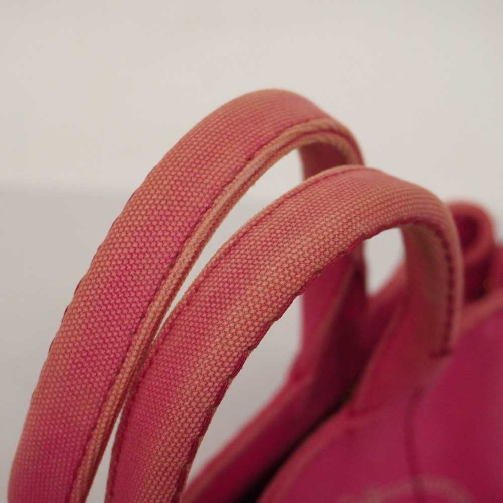 Prada Canapa Pink Canvas Tote Bag (Pre-Owned) - image 4