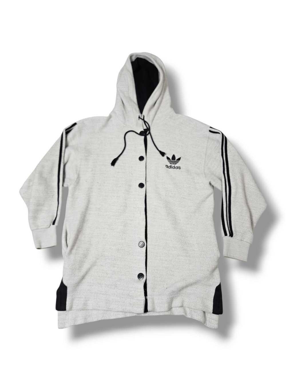 Adidas Adidas 90s Jacket Button Up Rare Hoodie Si… - image 1