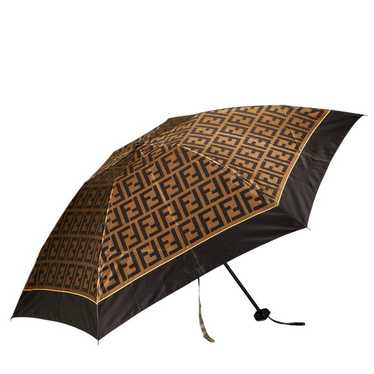 Fendi Fendi Fendi Nylon Zucca Folding Umbrella Br… - image 1