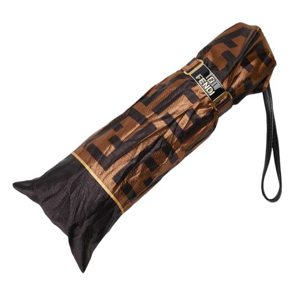 Fendi Fendi Fendi Nylon Zucca Folding Umbrella Br… - image 2