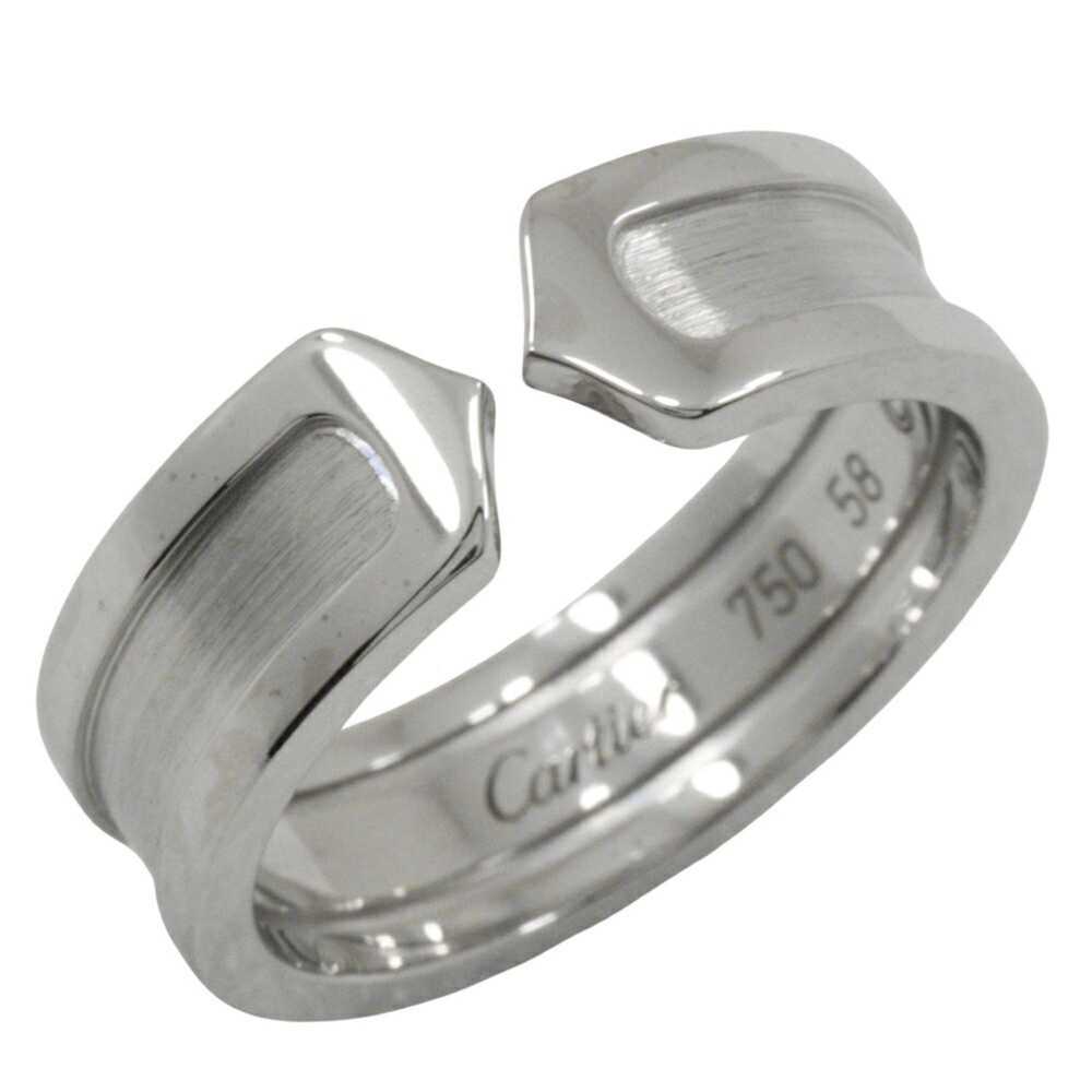 Cartier Cartier C2 size 18 ring 2C K18 white gold… - image 1