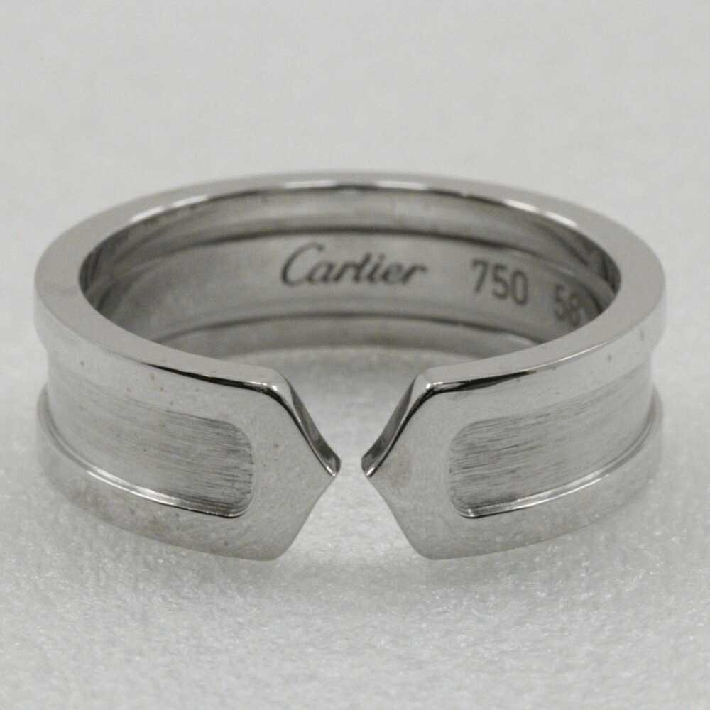 Cartier Cartier C2 size 18 ring 2C K18 white gold… - image 4