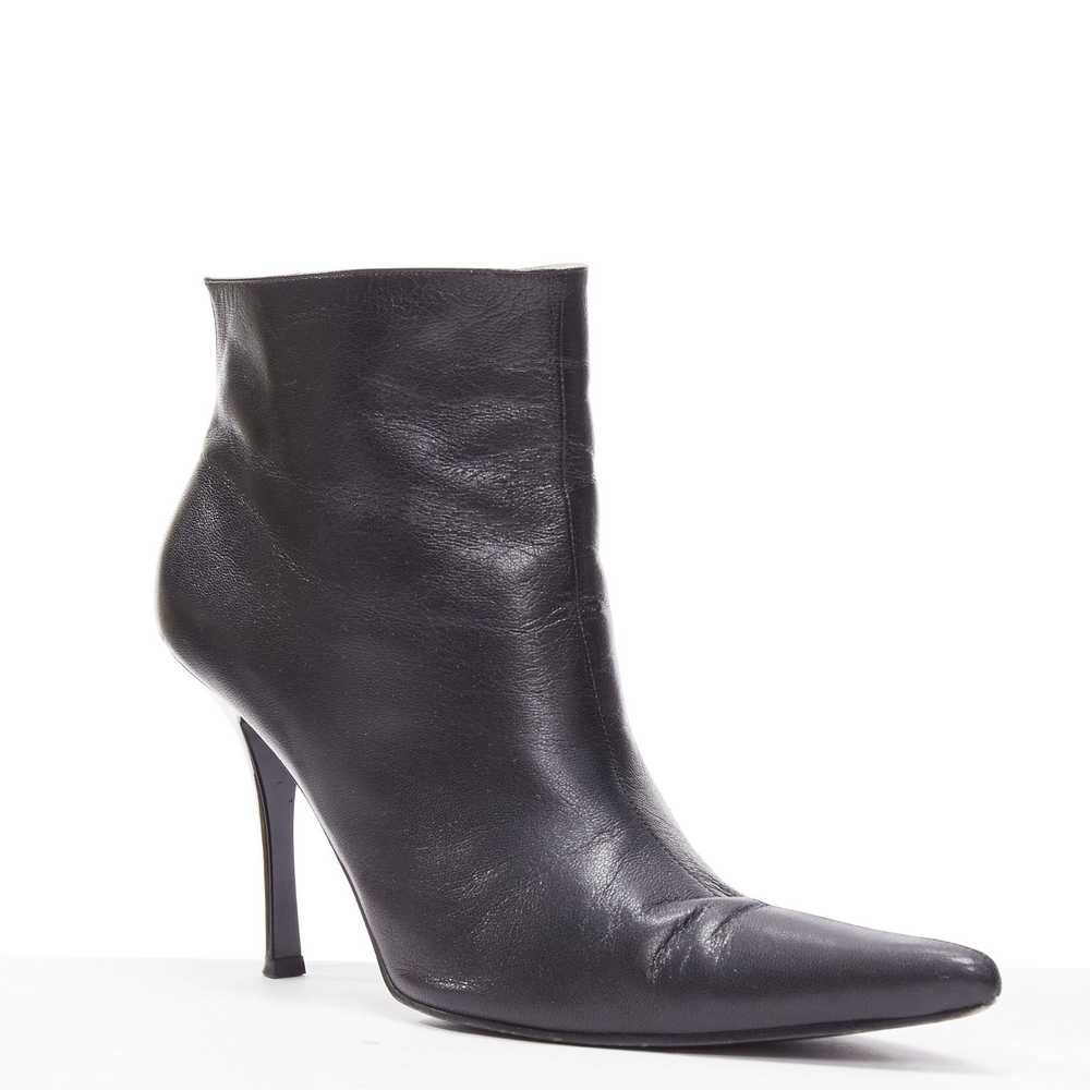 Celine OLD CELINE Phoebe Philo black leather ankl… - image 2