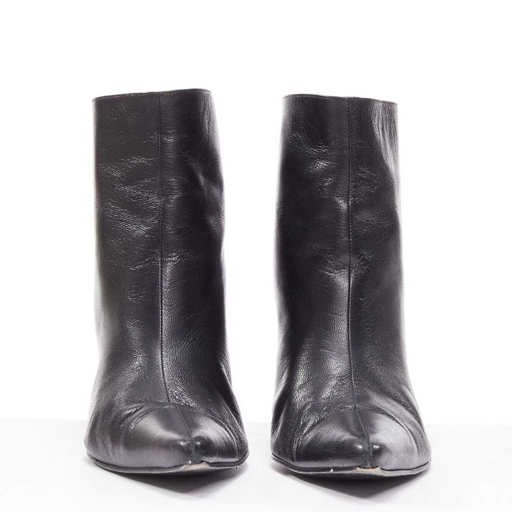 Celine OLD CELINE Phoebe Philo black leather ankl… - image 3