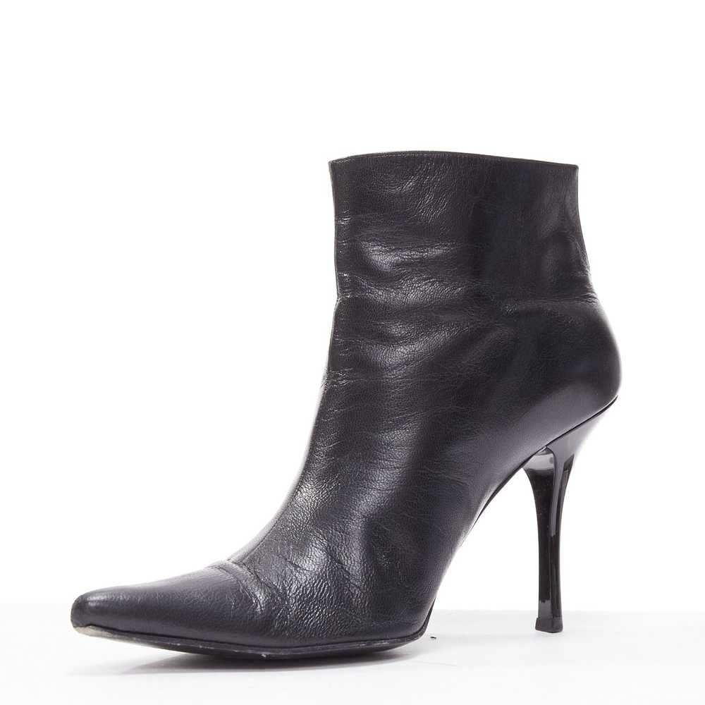 Celine OLD CELINE Phoebe Philo black leather ankl… - image 4