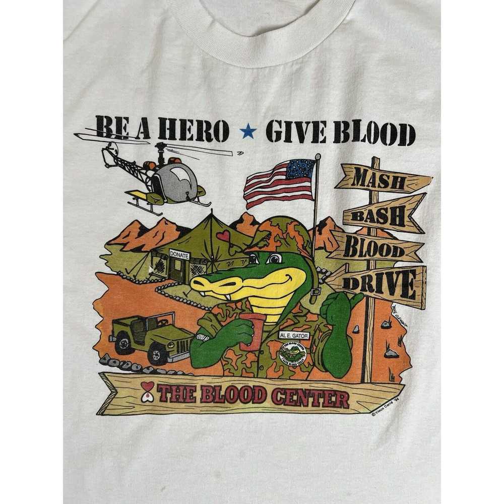 Vintage Vintage 90s USMC Marine Corp Blood Drive … - image 2