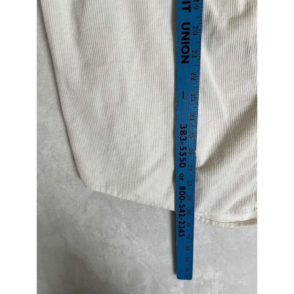 Gap Vintage Gap White Corduroy Long Sleeve Button… - image 5