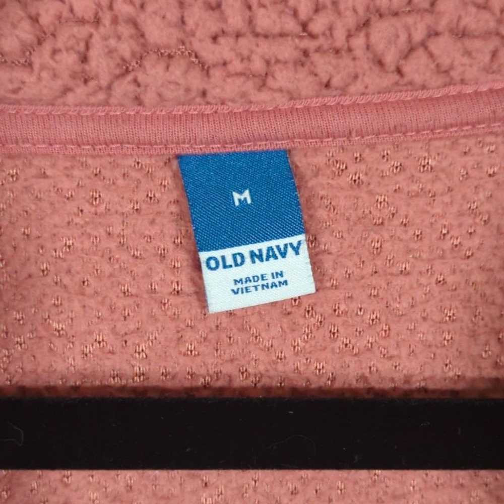 Old Navy Old Navy Top Woman's Medium Pink Fleece … - image 7