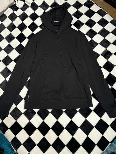 Prada FW20 $1276 RAF SIMONS TRIPLE BLACK HOODIE PR